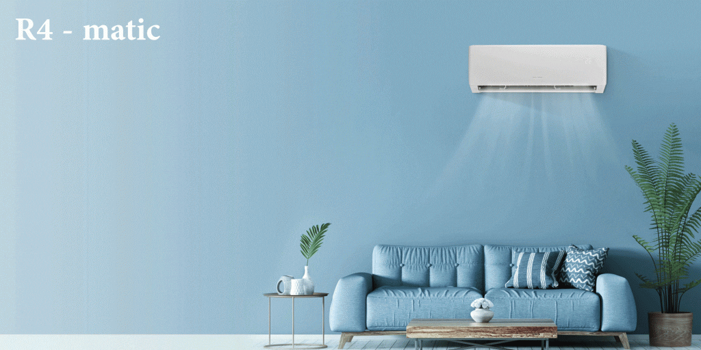 کولر گازی و اسپلیت ار فور ماتیک 24000 گری سرد و گرم