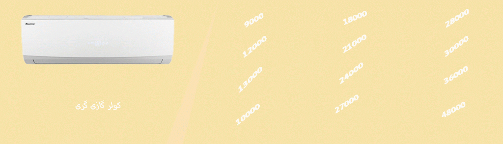 کولر گازی گری و اسپلیت گری مناسب استان اردبیل