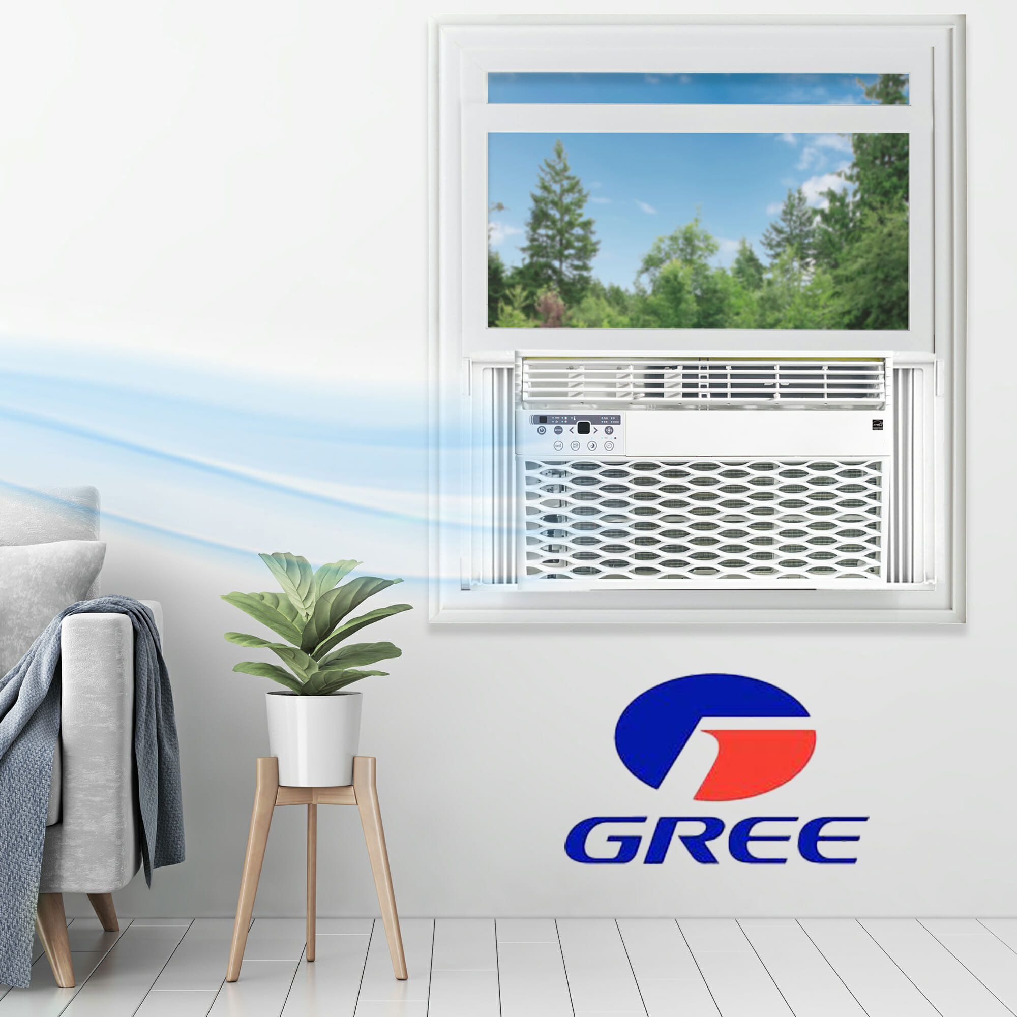 کولر گازی پنجره ای گری 18000 مدل آوکی Aoky