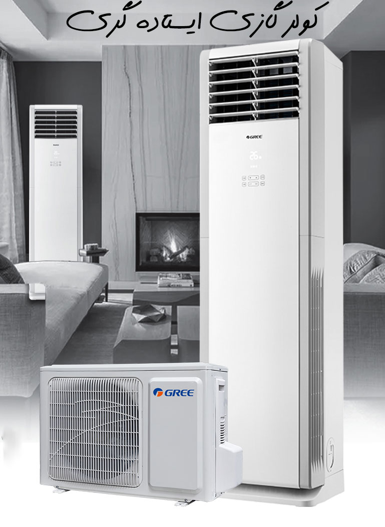 کولر گازی و اسپلیت ایستاده گری سه فاز